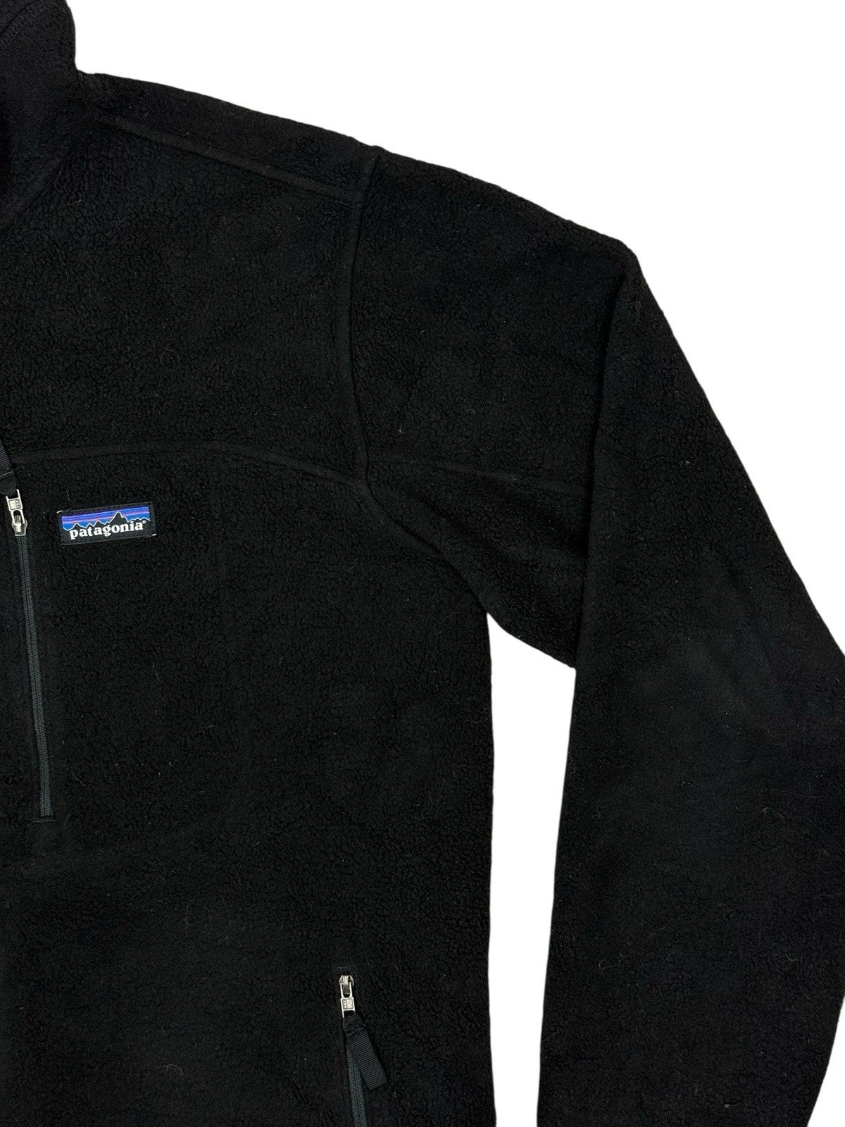 Patagonia Black Synchilla Zip Fleece Jacket Medium