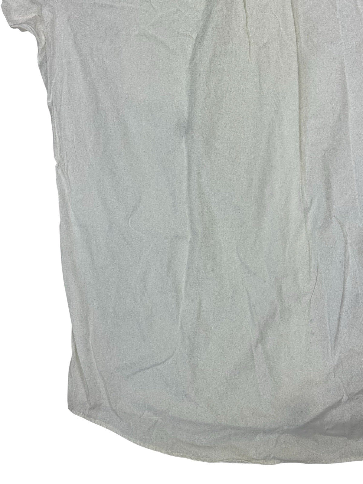 Tommy Hilfiger Vintage White Gold Crest Shirt Medium (15" Collar)