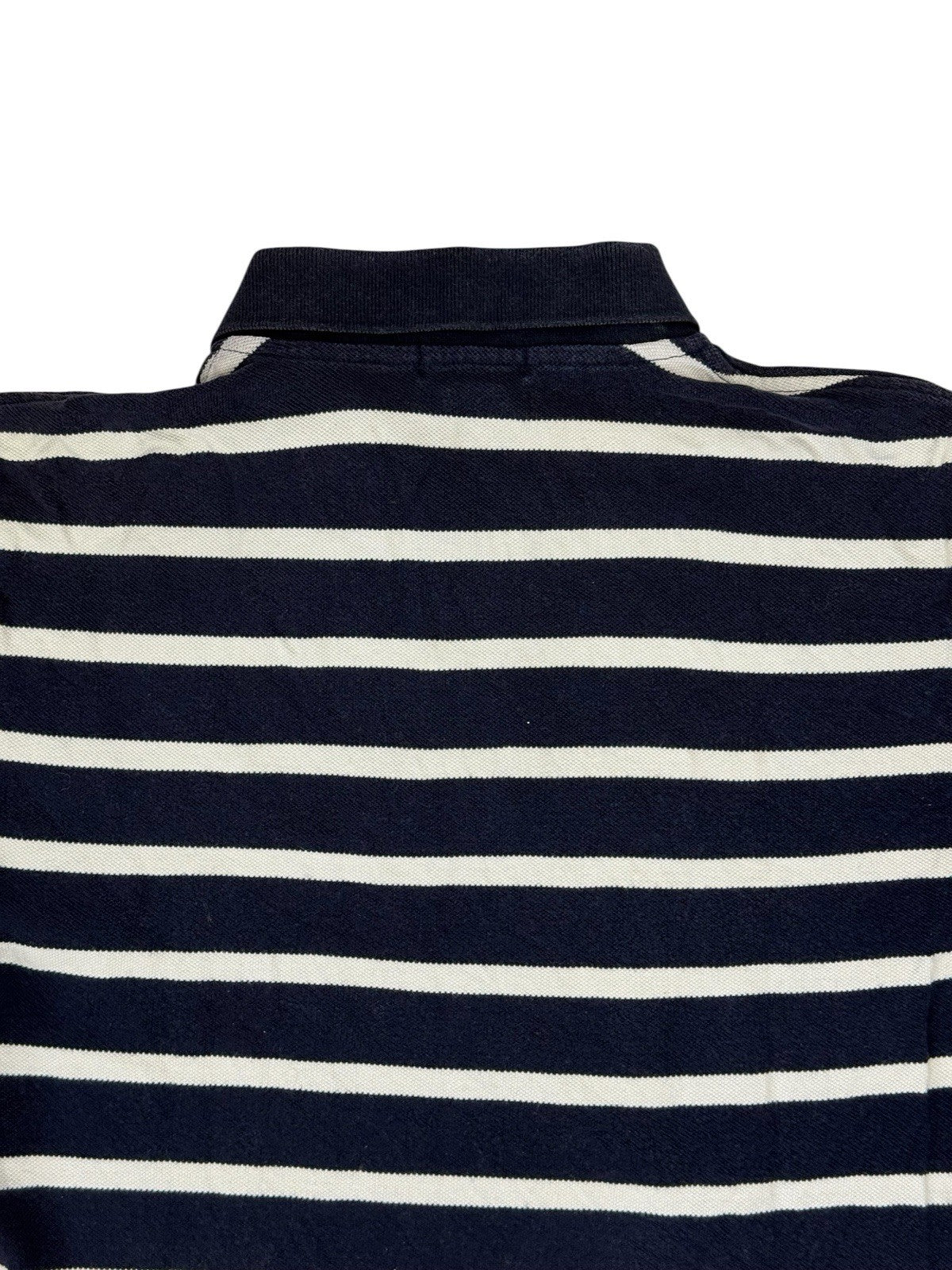 Polo Ralph Lauren Blue Striped Polo Top Size Large (16/18)
