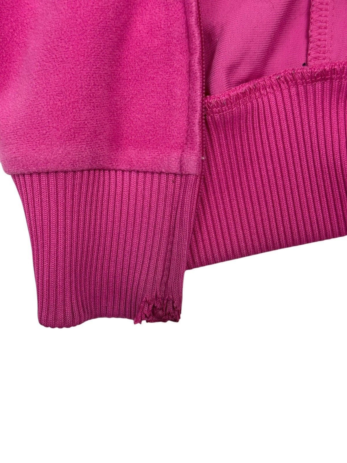 Adidas Pink Velour Retro Tack Pants Size 12