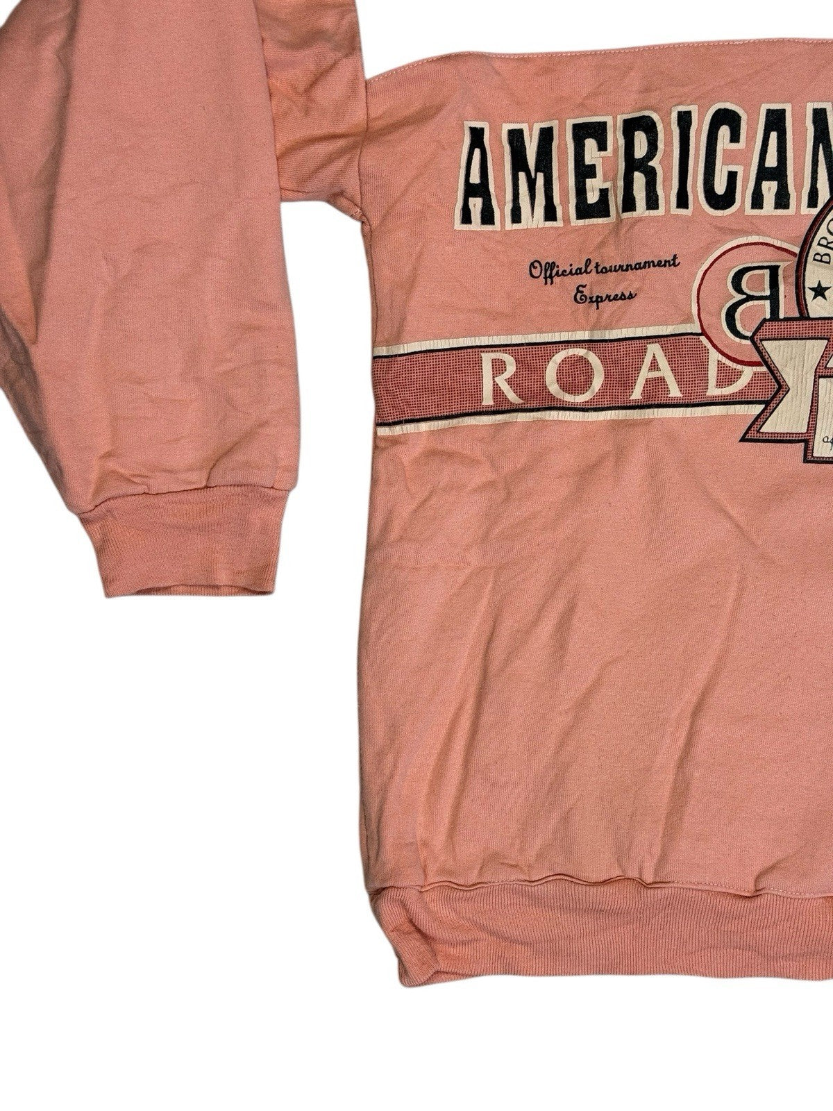Vintage Peach American Federation Graphic Jumper Large