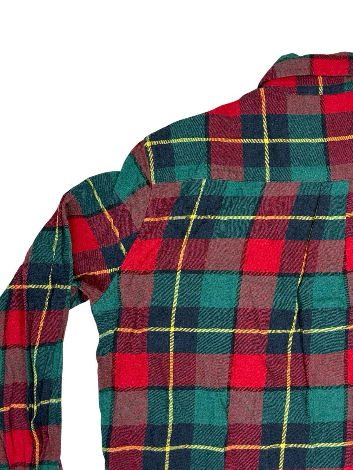 Chaps Multi Brushed Flannel Plaid Shirt Medium
