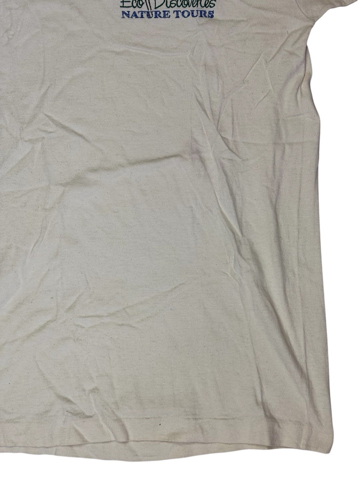 Fruit Of The Look Vintage Cream Heavy Cotton Nature Tours Top Medium