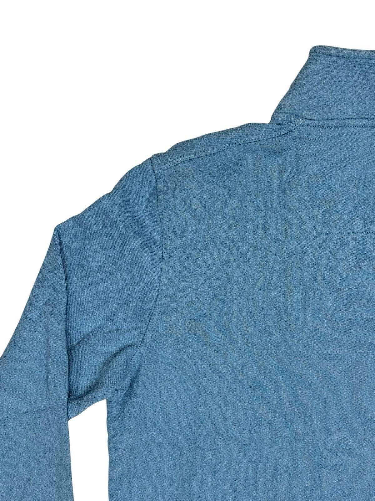 Nautica Light Blue Quarter Zip Embroidered Jumper Medium