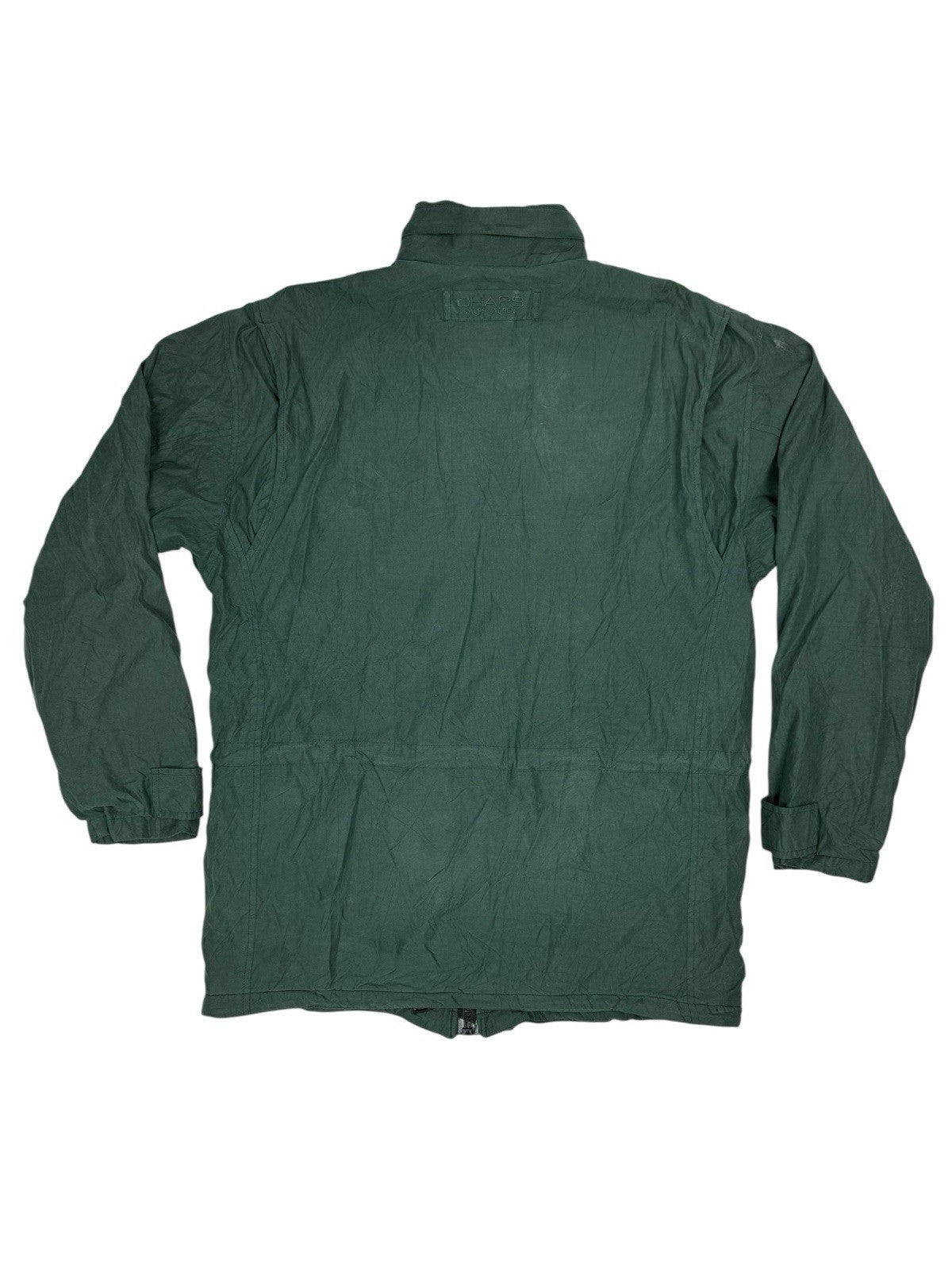 Chaps Ralph Lauren Green Retro Lined Heavy Jacket Medium