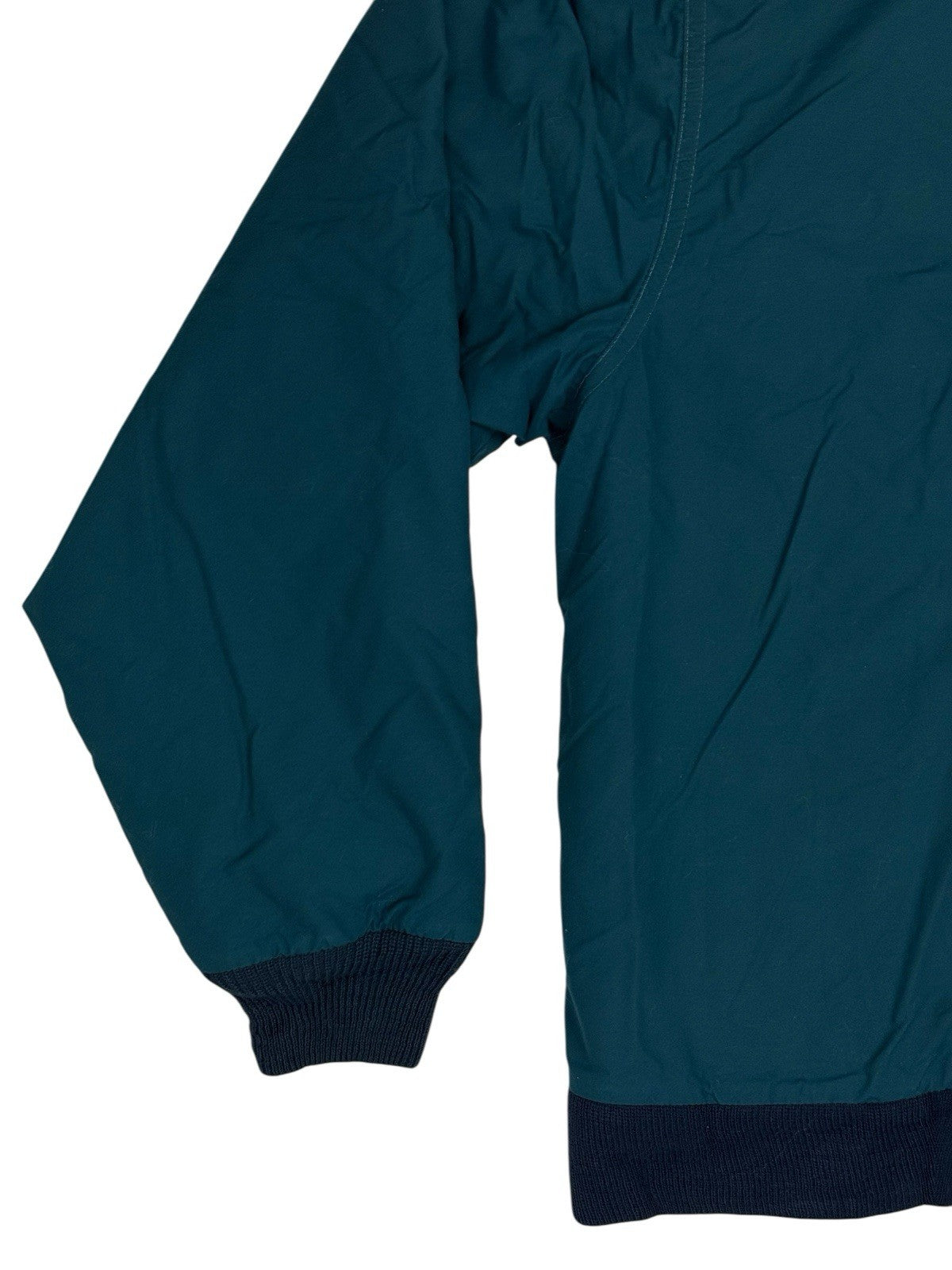 LL Bean Green Vintage Warm Up Zip Jacket Small