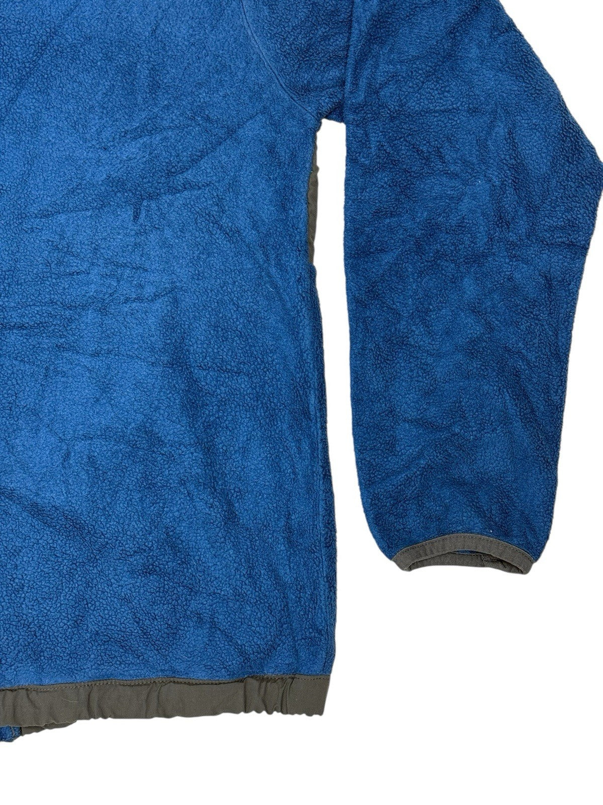 The North Face Blue Grey Fleece Zip Jacket Boys Large