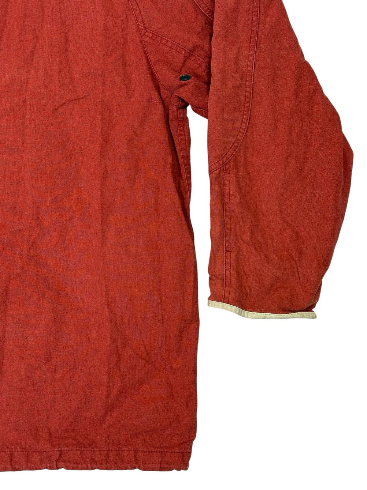 Timberland Retro Orange Weathergear Zip Heavyweight Jacket Medium
