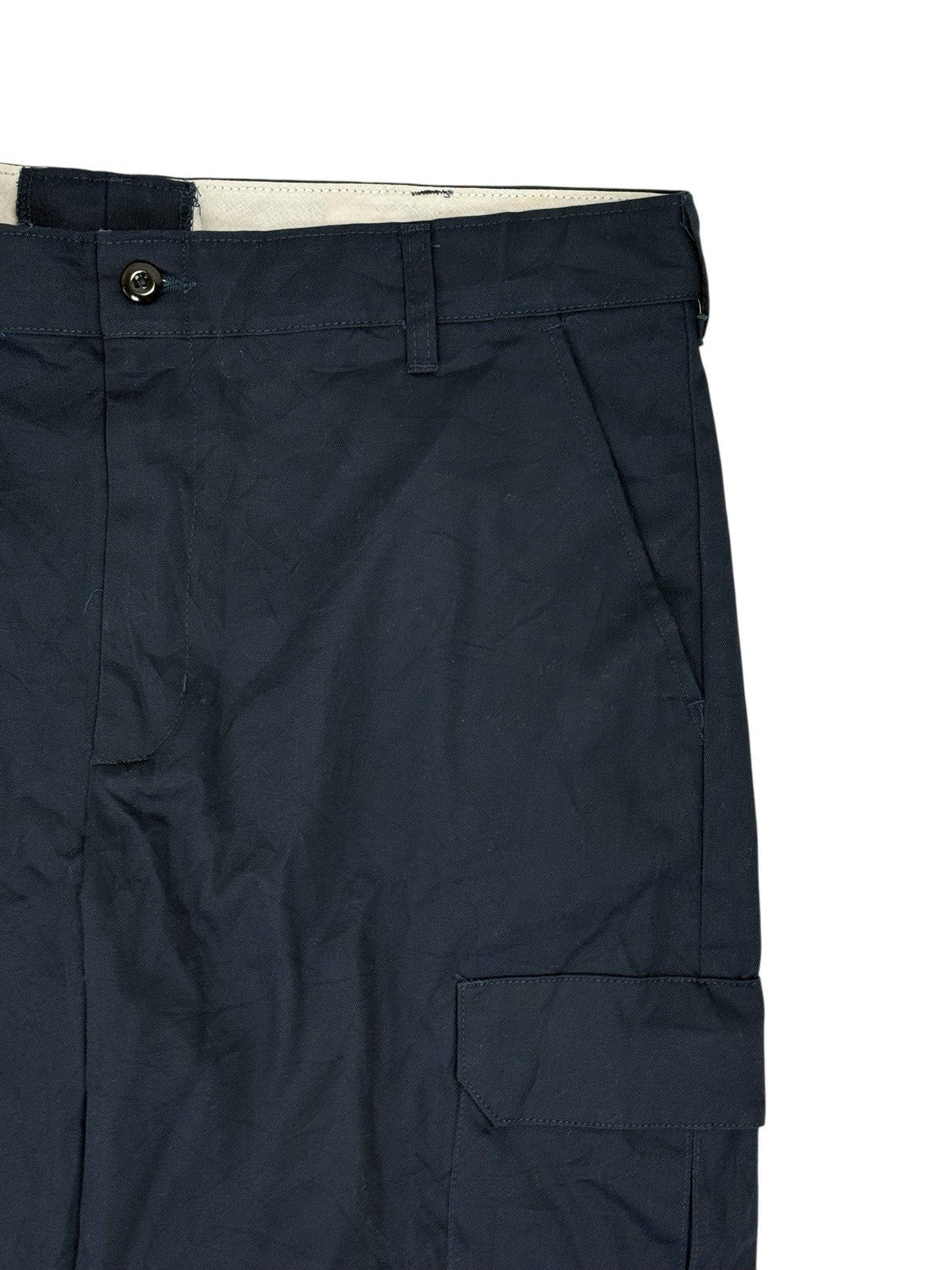 Red Kap Retro Blue Cargo Work Trousers 38W 30L