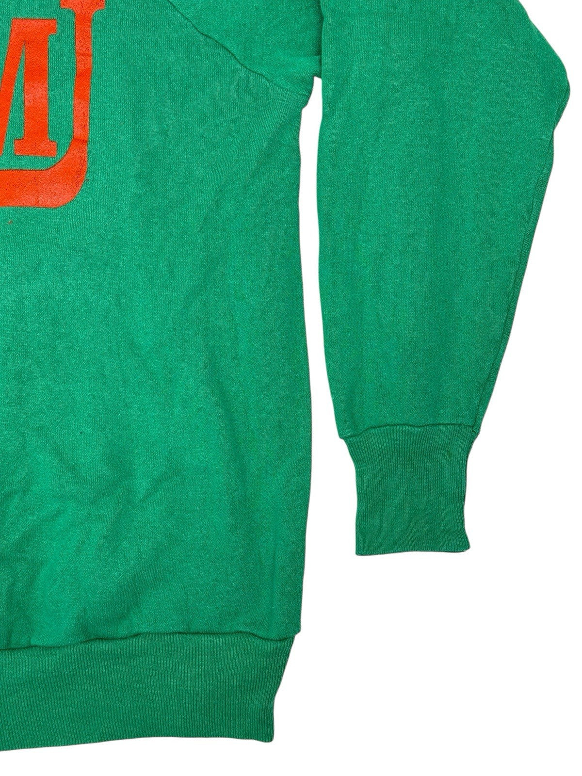 Retro Green Florida A and M University USA College Jumper Medium