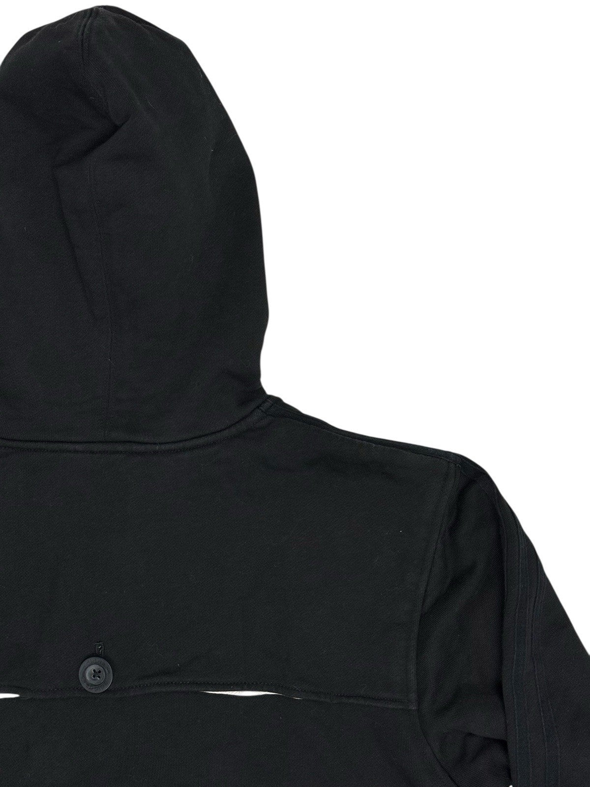 Adidas Black Hooded Coat Large