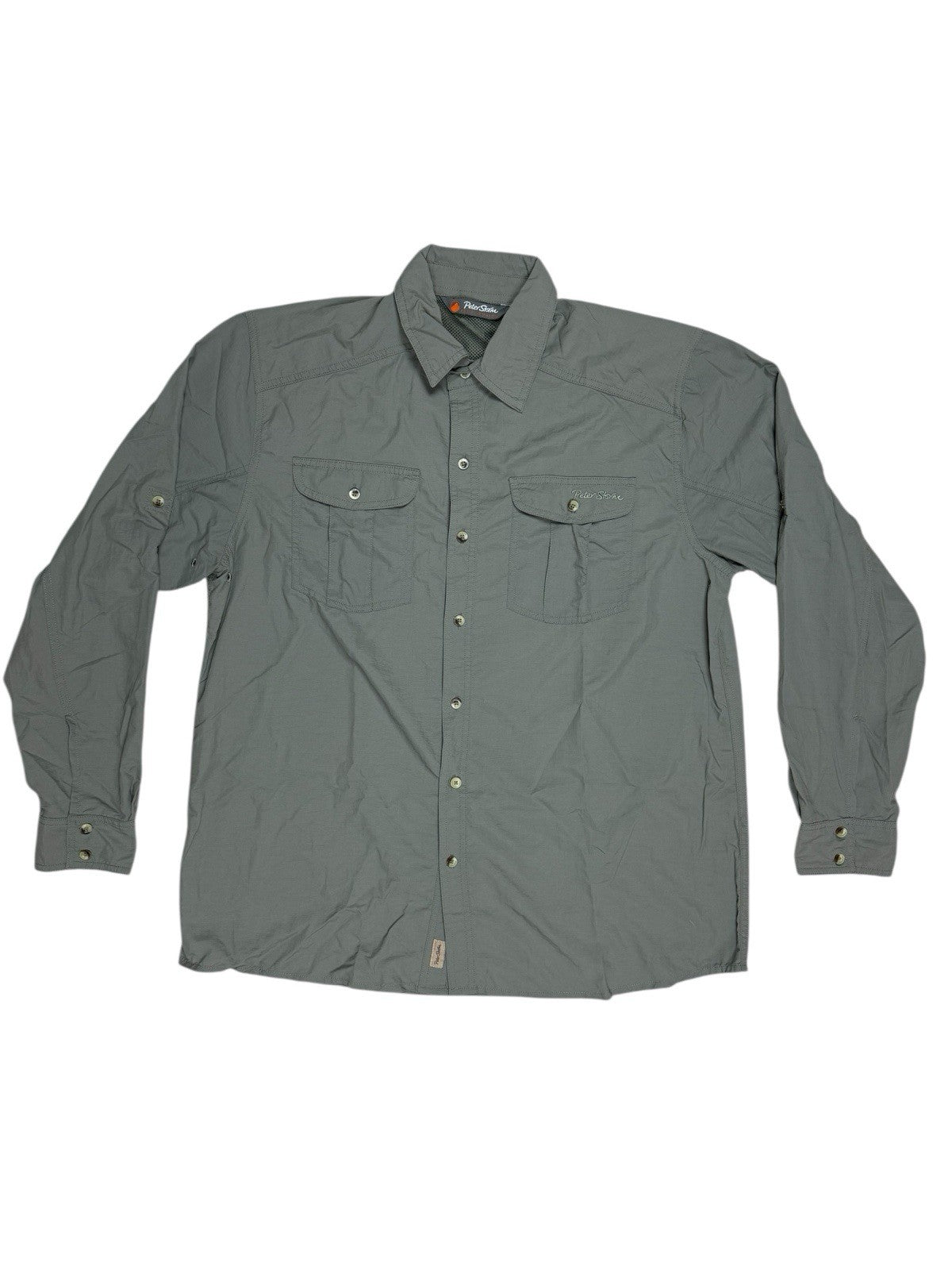 Peter Storm Green Nylon Shirt Large