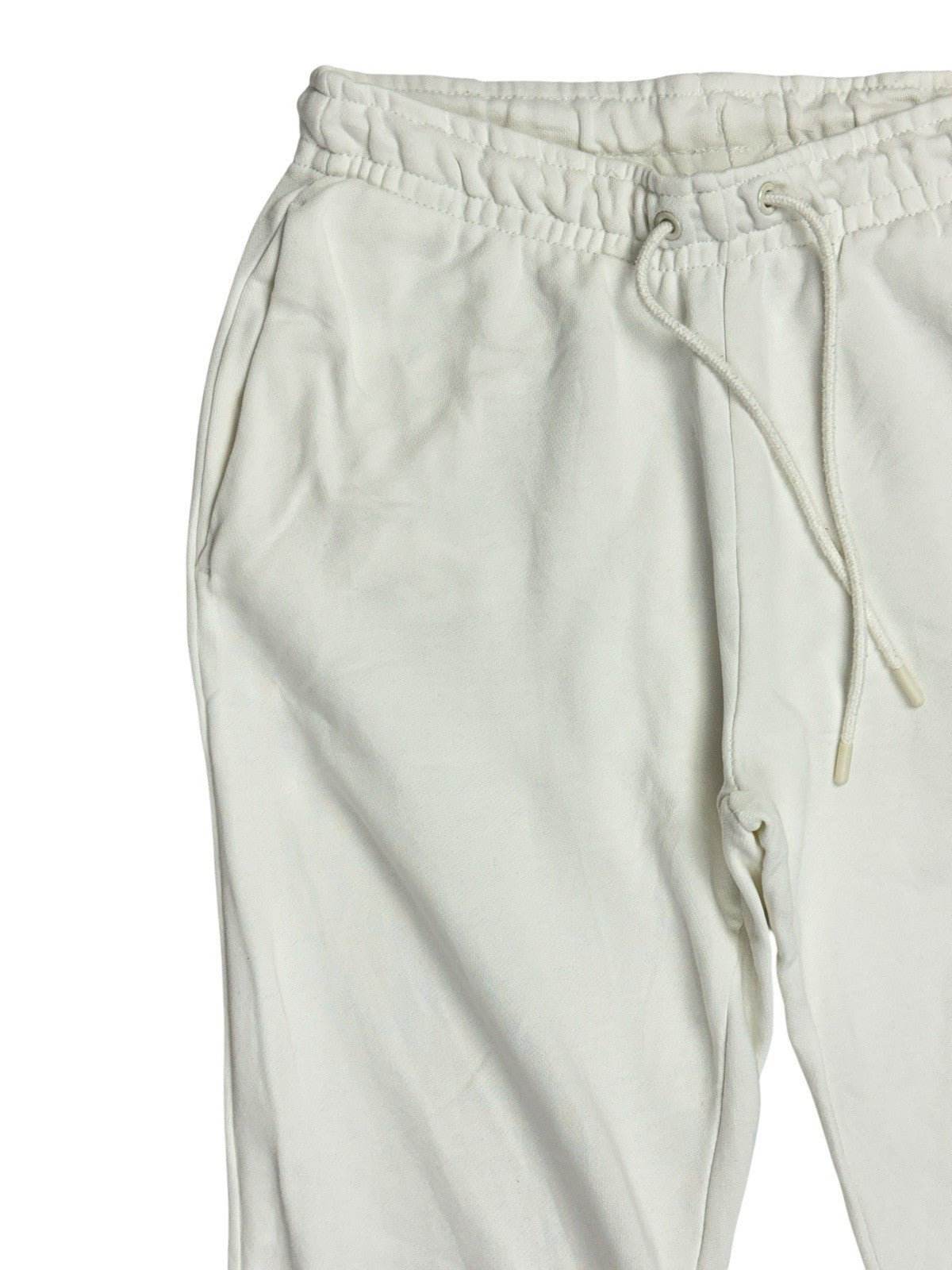 Nike White Cotton Blend Jogger Track Bottoms XS