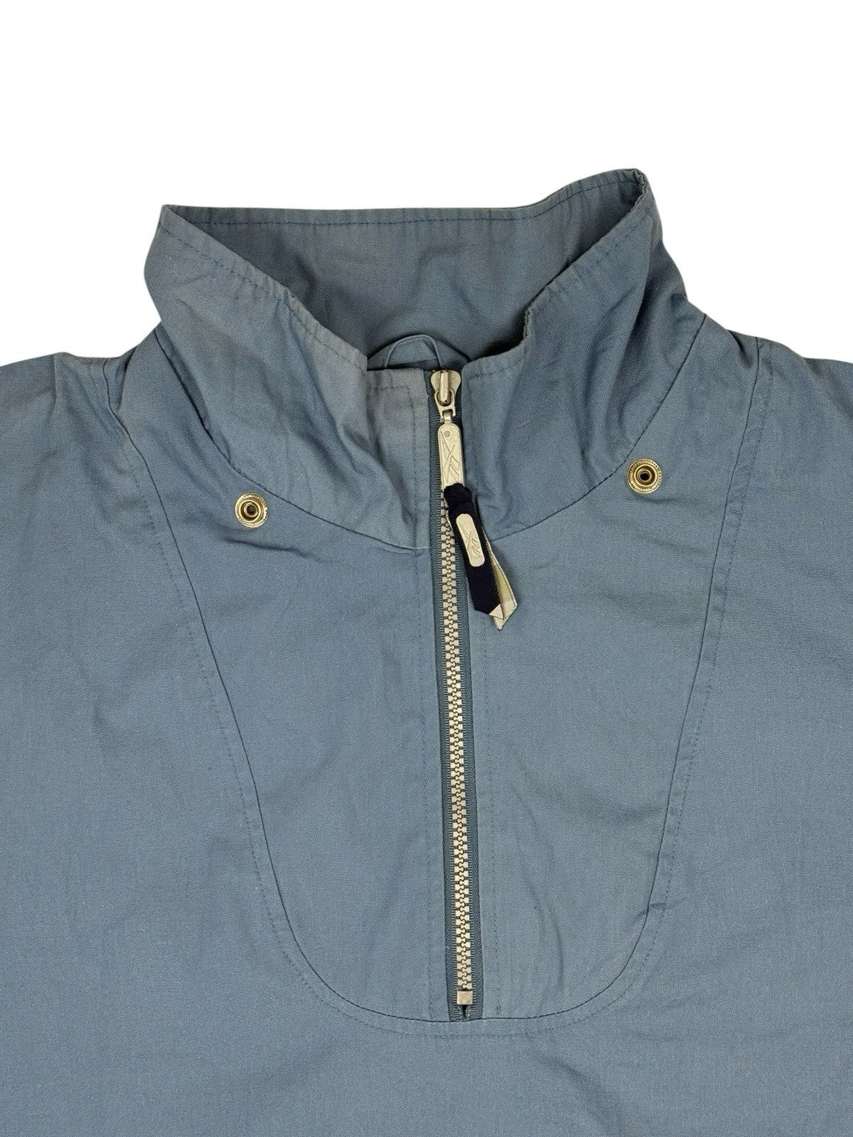 Reebok Blue Retro 1/4 Zip Pullover Jacket Large