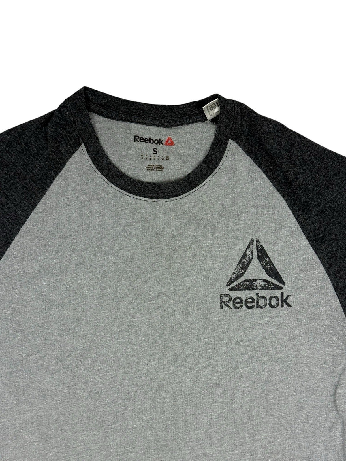 Reebok Grey 3/4 Long Sleeve Top Small