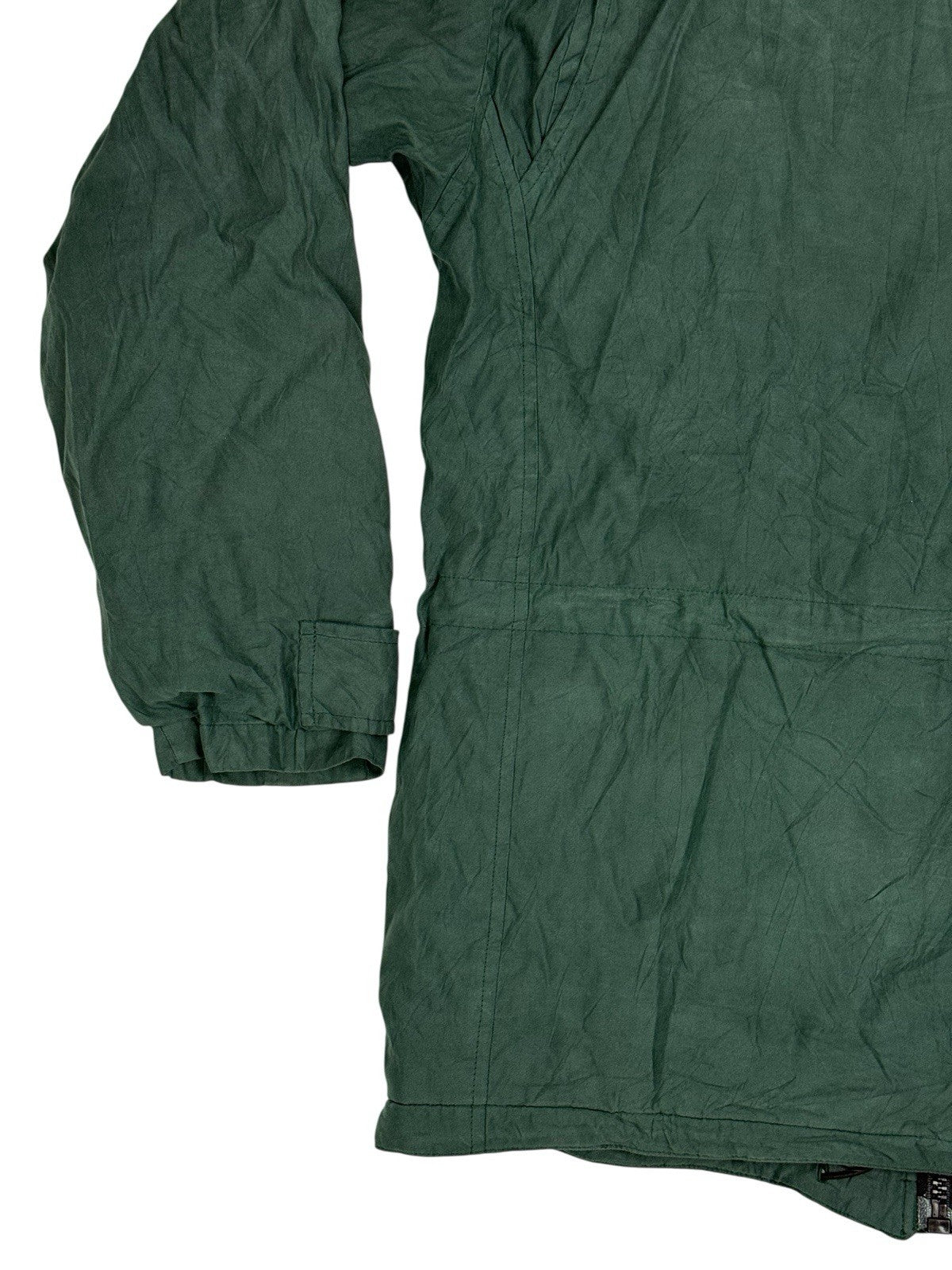 Chaps Ralph Lauren Green Retro Lined Heavy Jacket Medium