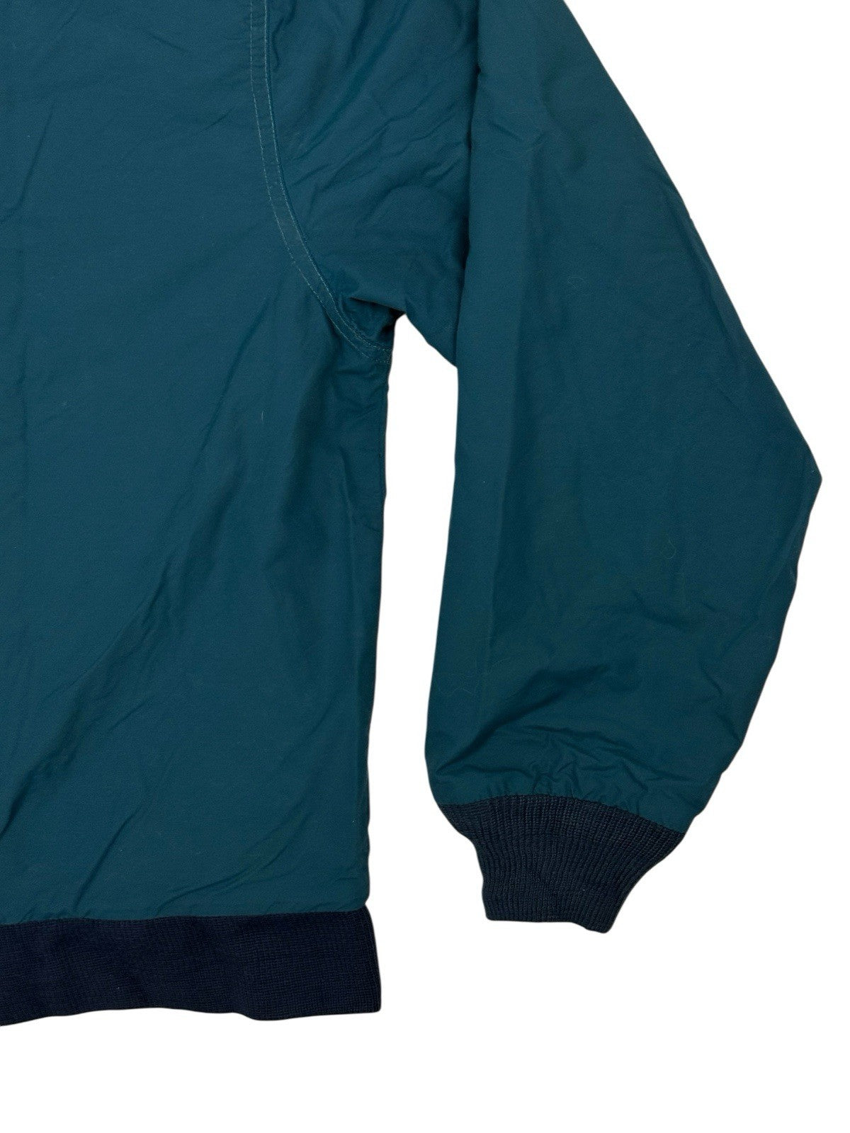 LL Bean Green Vintage Warm Up Zip Jacket Small