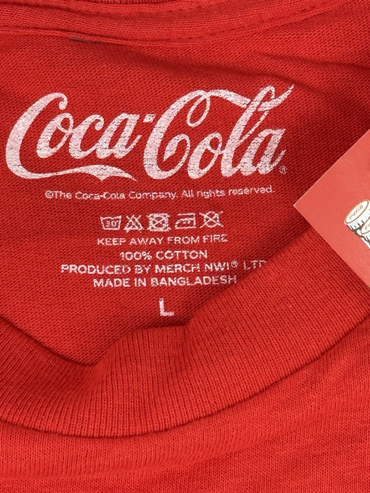 Coca Cola Red Classic 'Enjoy Coke' Logo Top Large