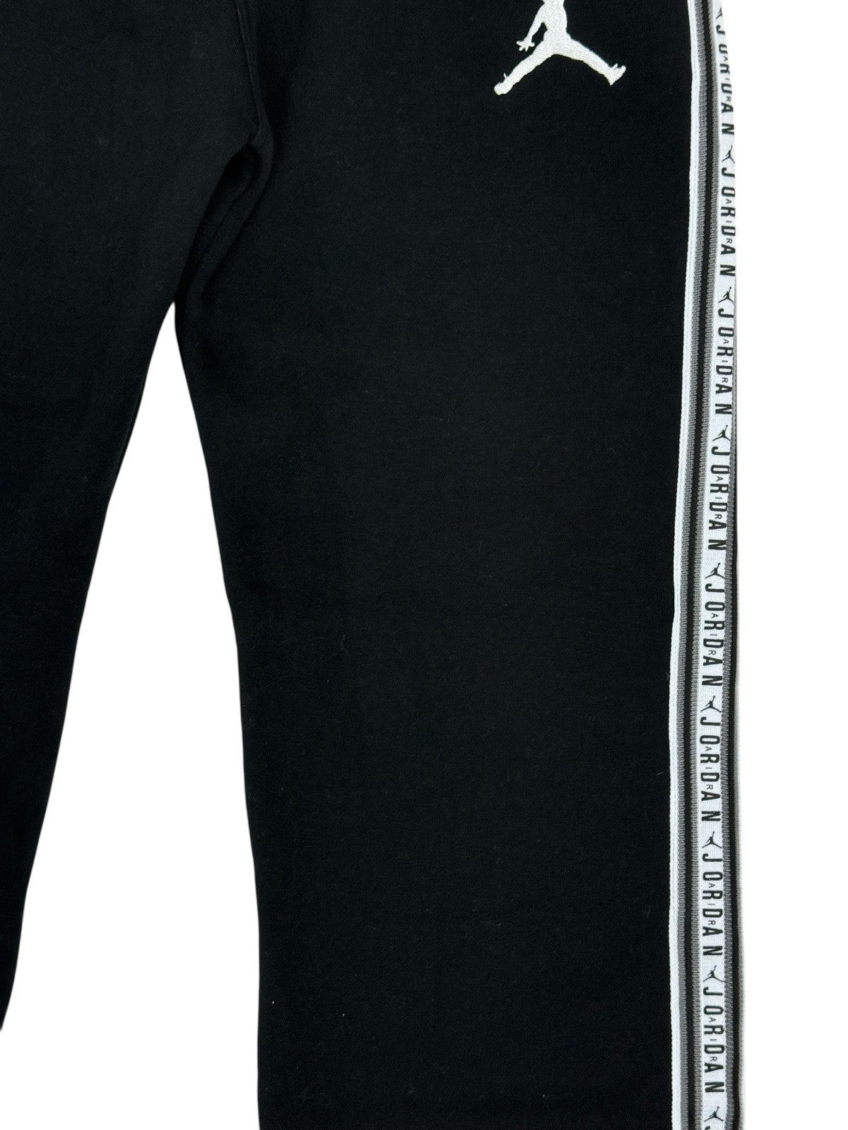 Jordan Black Cotton Blend Joggers Size Large