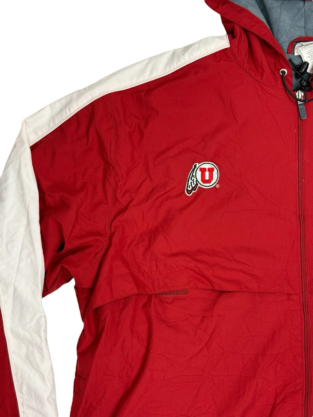 Nike Utah Utes Red Zip Long Parka Jacket 2XL