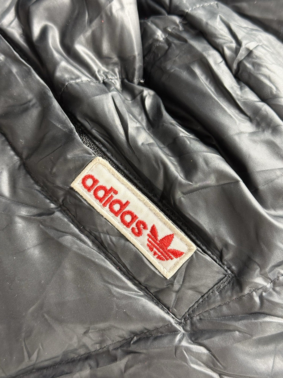 Adidas Firebird Black Down Jacket Medium