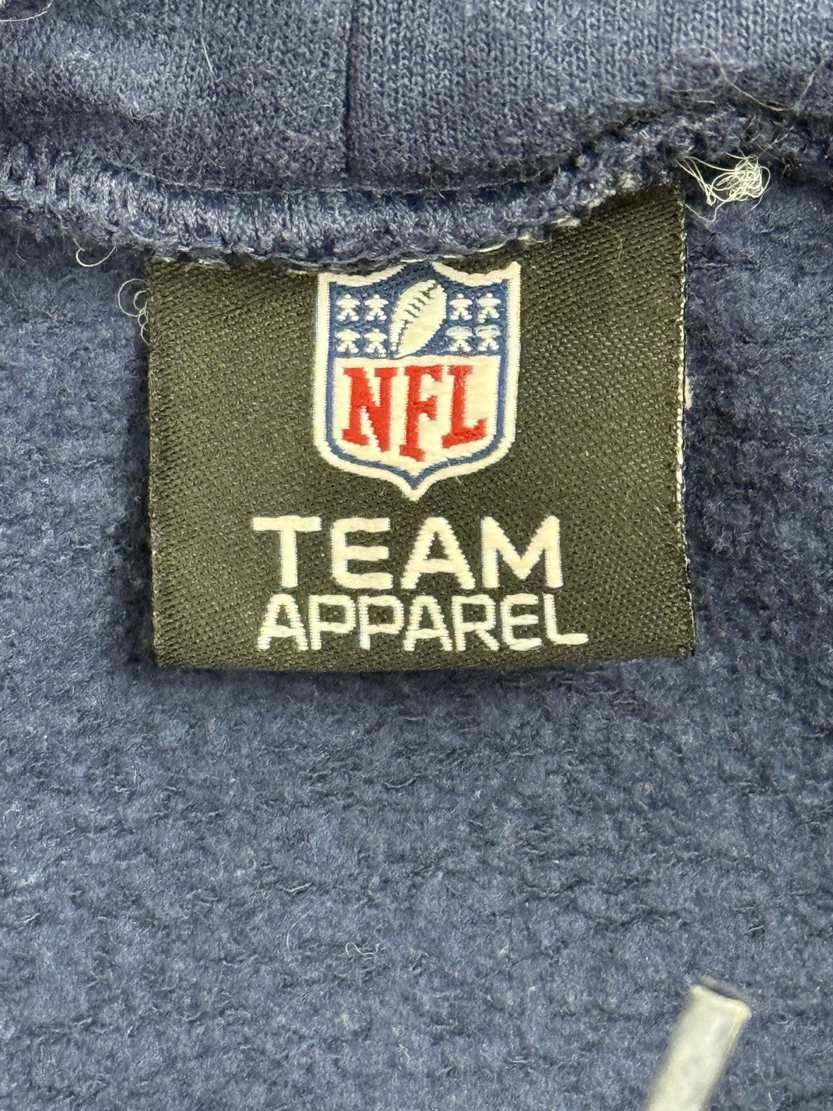 NFL Blue New England Patriots Printed American Football Hoodie Medium