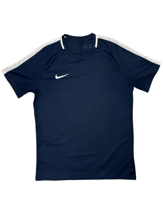 Nike Blue Dri Fit Polyester Mesh Top Large