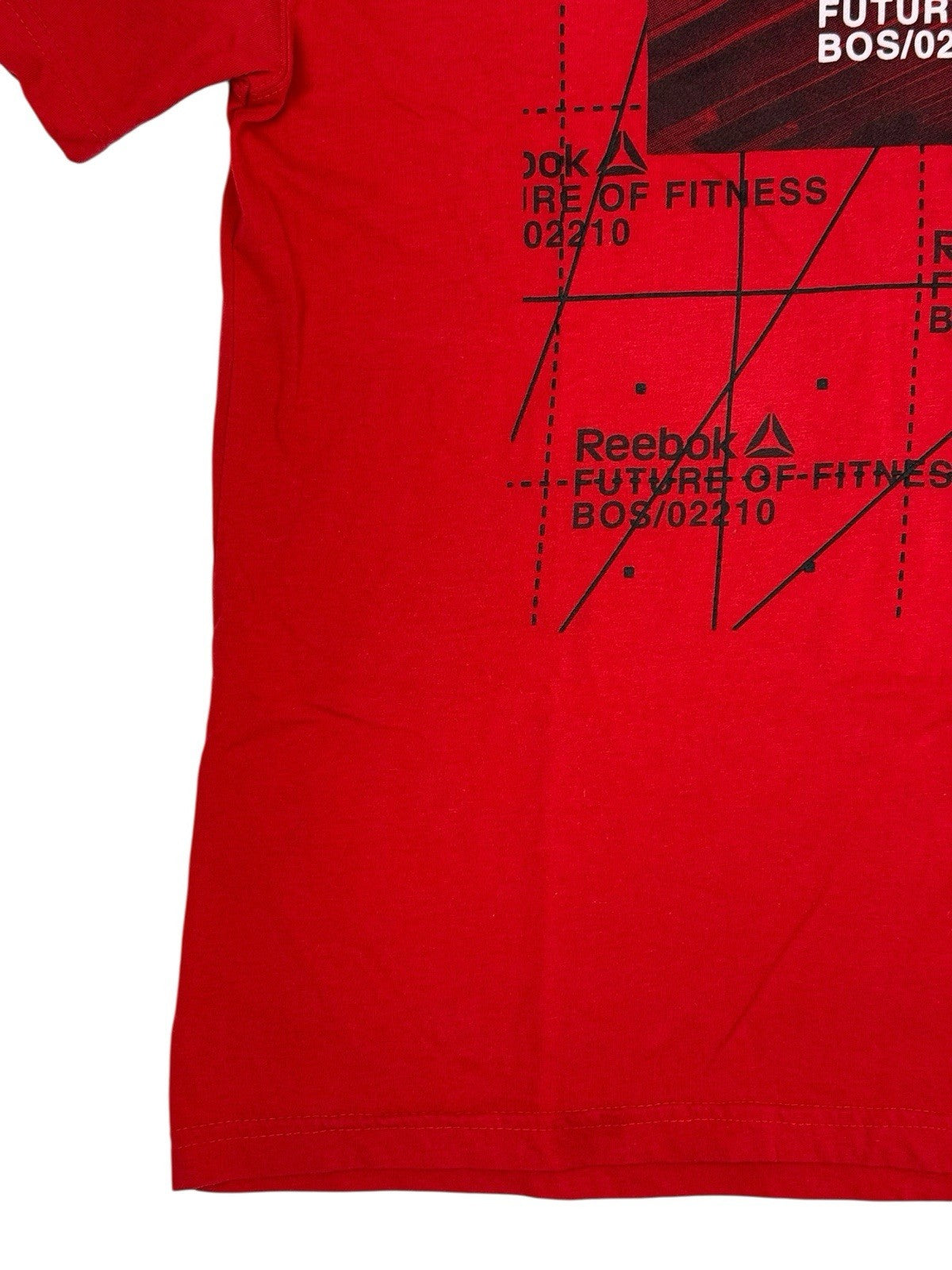 Reebok Red Future Printed Top Small