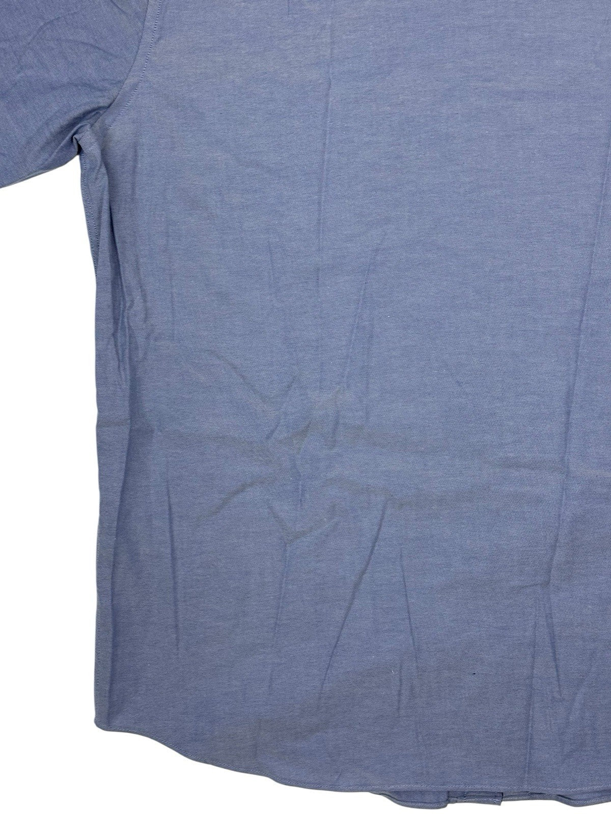 Tommy Hilfiger Blue Regular Fit Short Sleeve Collared Shirt Large