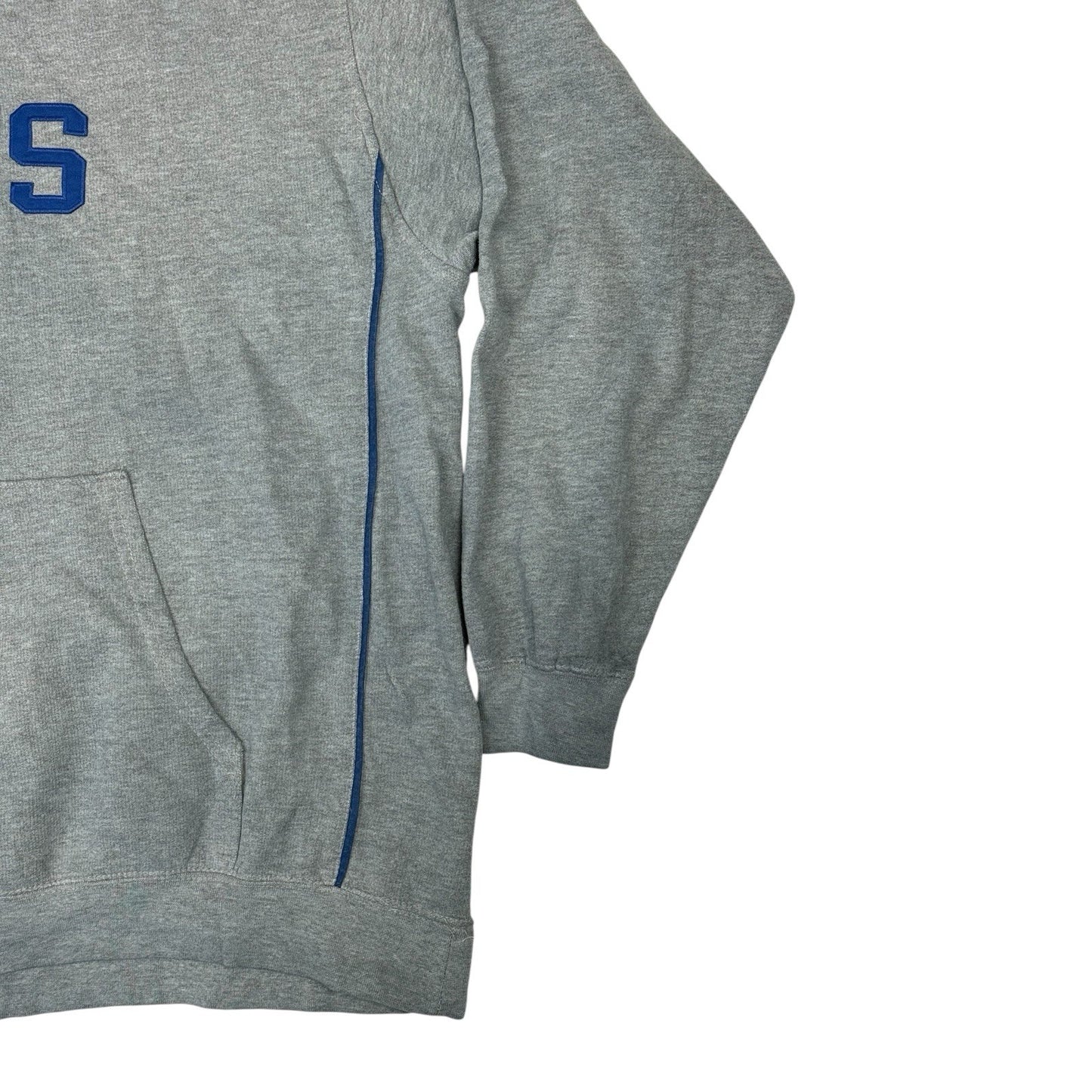 NFL Grey Indianapolis Colts Embroidered Hoodie Large