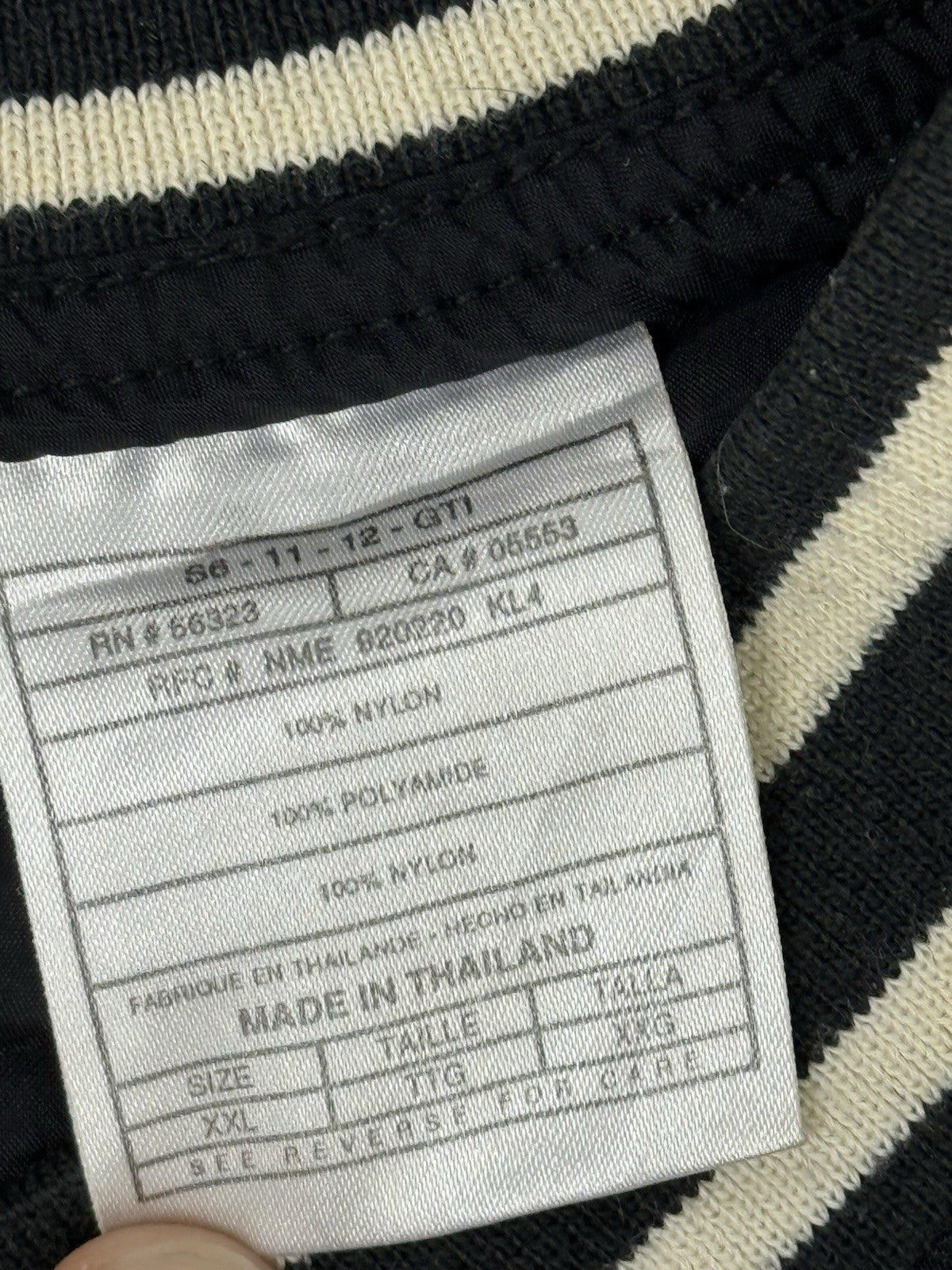 Nike Retro Black Nylon Jumper 2XL