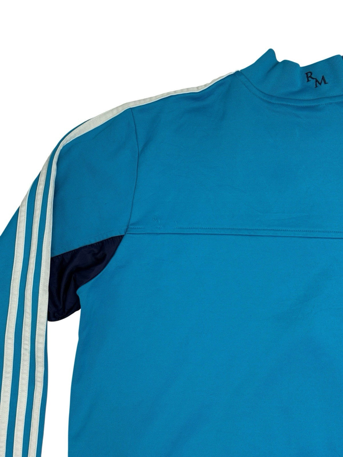 Adidas Real Madrid FC Blue Zip Track Jacket Youth XL (Age 15-16)