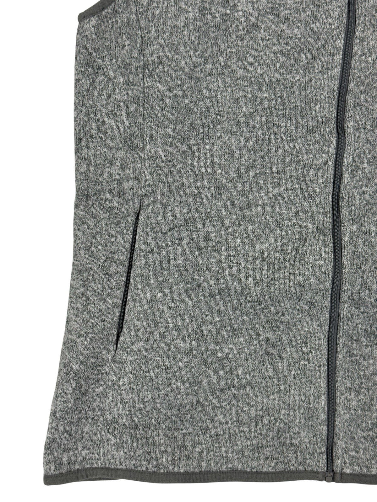 LL Bean Grey Zip Gillet Bodywarmer Medium