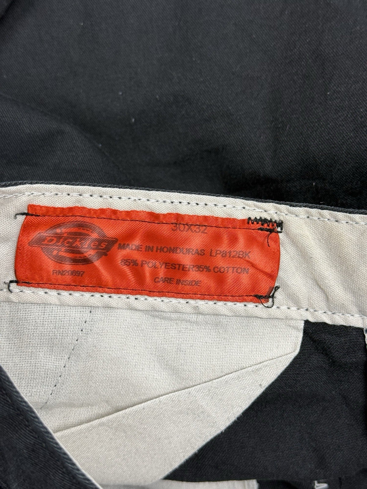 Dickies Black Chino Trousers 30W 31L