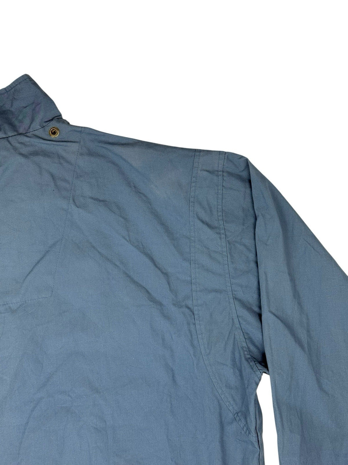 Reebok Blue Retro 1/4 Zip Pullover Jacket Large