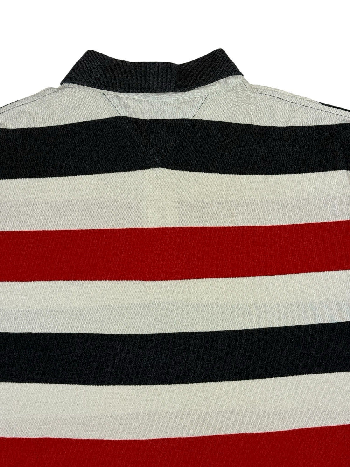 Tommy Hilfiger Retro Multicoloured Striped Polo Top XL