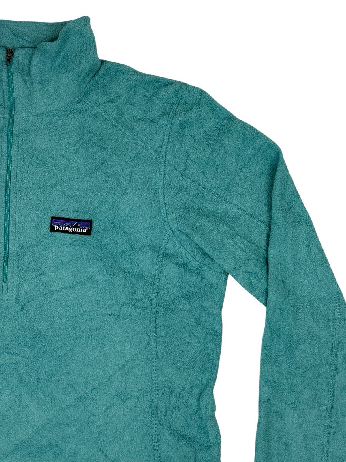 Patagonia Blue Half Zip Micro Fleece Medium