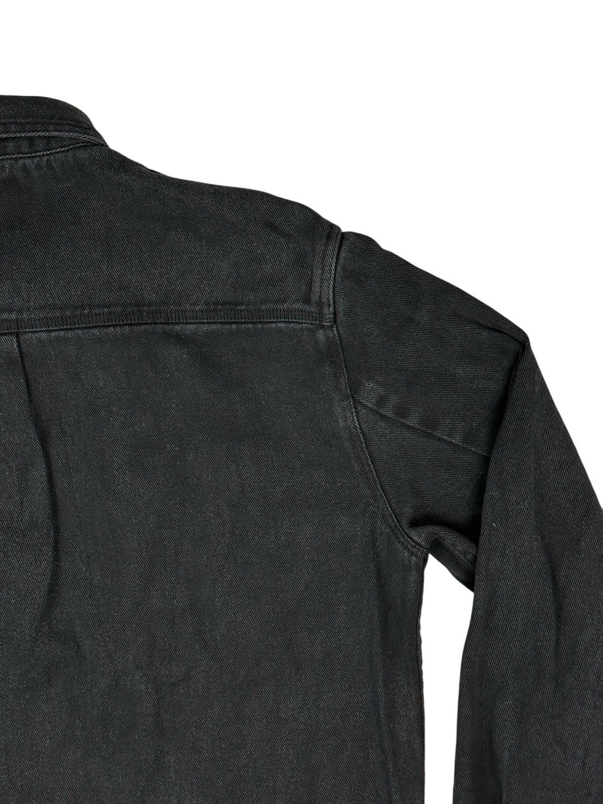 Lee Black Denim Shirt Jacket Large