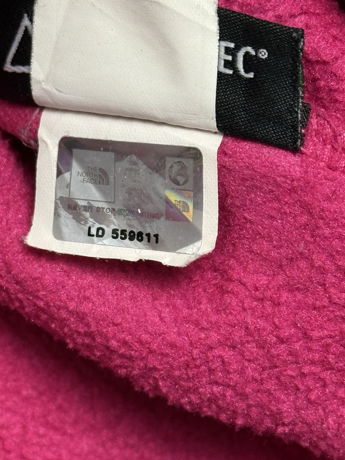 The North Face Pink Fleece Jacket Girls XL