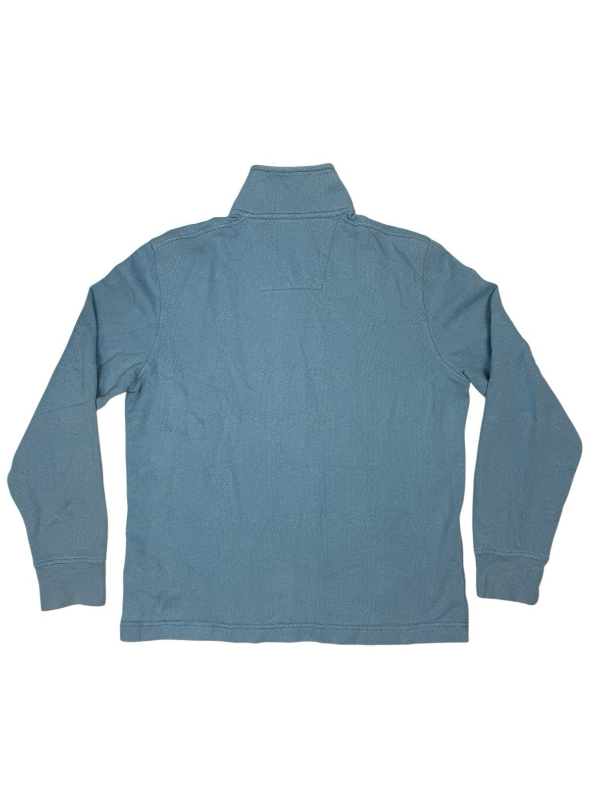 Nautica Light Blue Quarter Zip Embroidered Jumper Medium