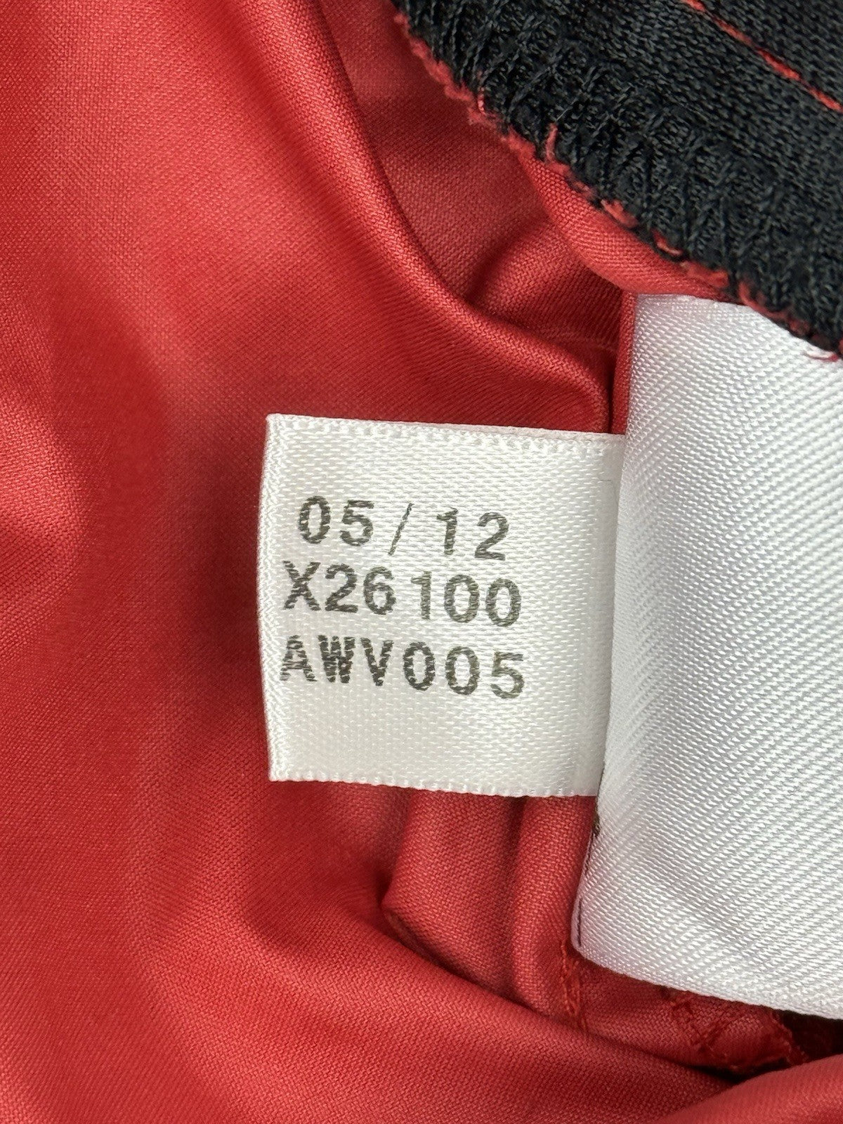 Adidas Retro Red 1/4 Zip Track Jacket Large