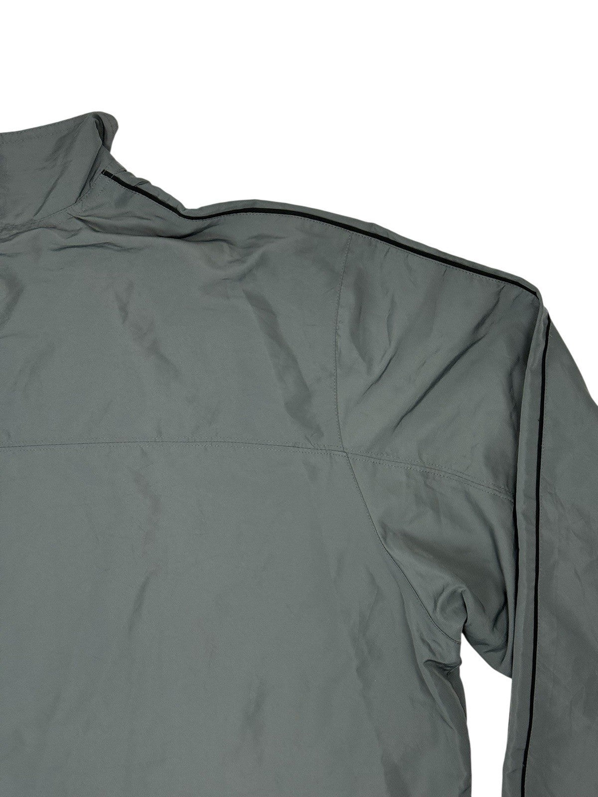 Reebok Grey Retro Lined Zip Track Jacket 2XL