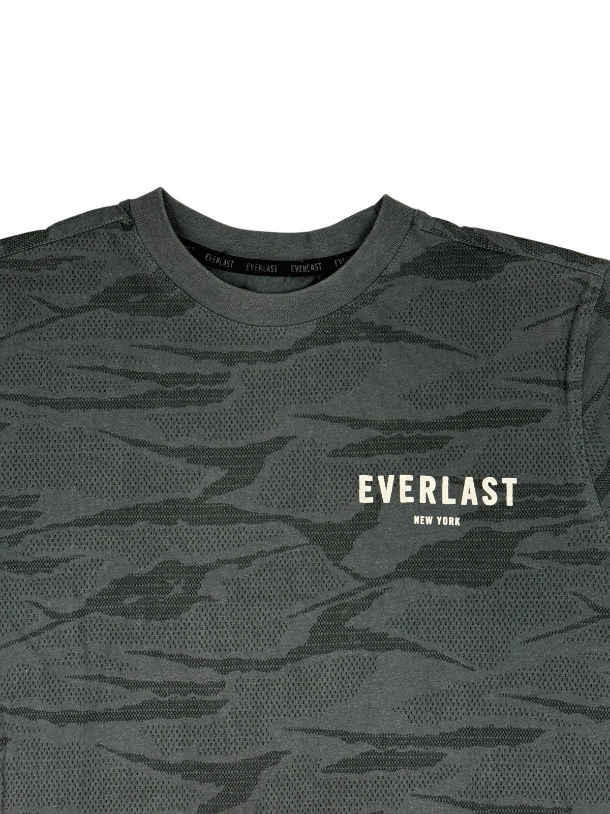 Everlast Grey Camo Cotton Blend Top Small