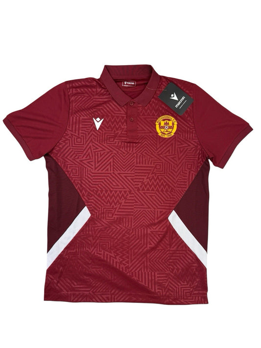 Motherwell FC Burgundy Polo Top Small