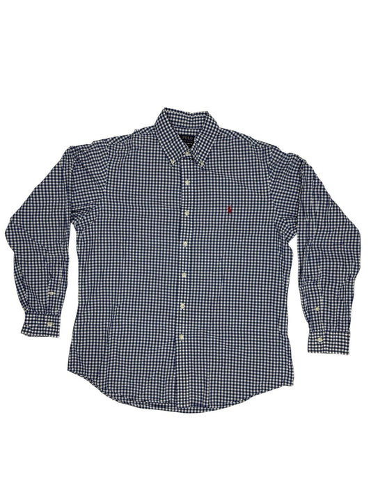 Polo Ralph Lauren Blue Check Shirt Custom Fit Large