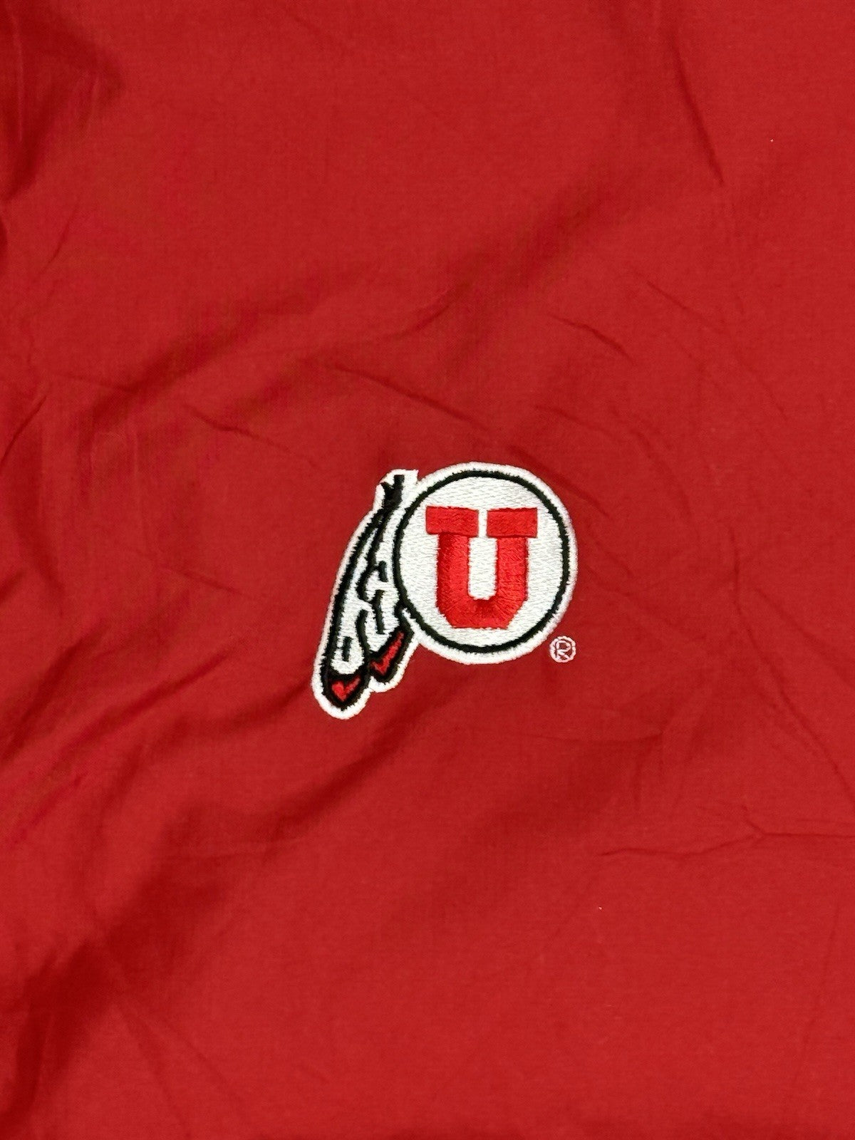 Nike Utah Utes Red Zip Long Parka Jacket 2XL