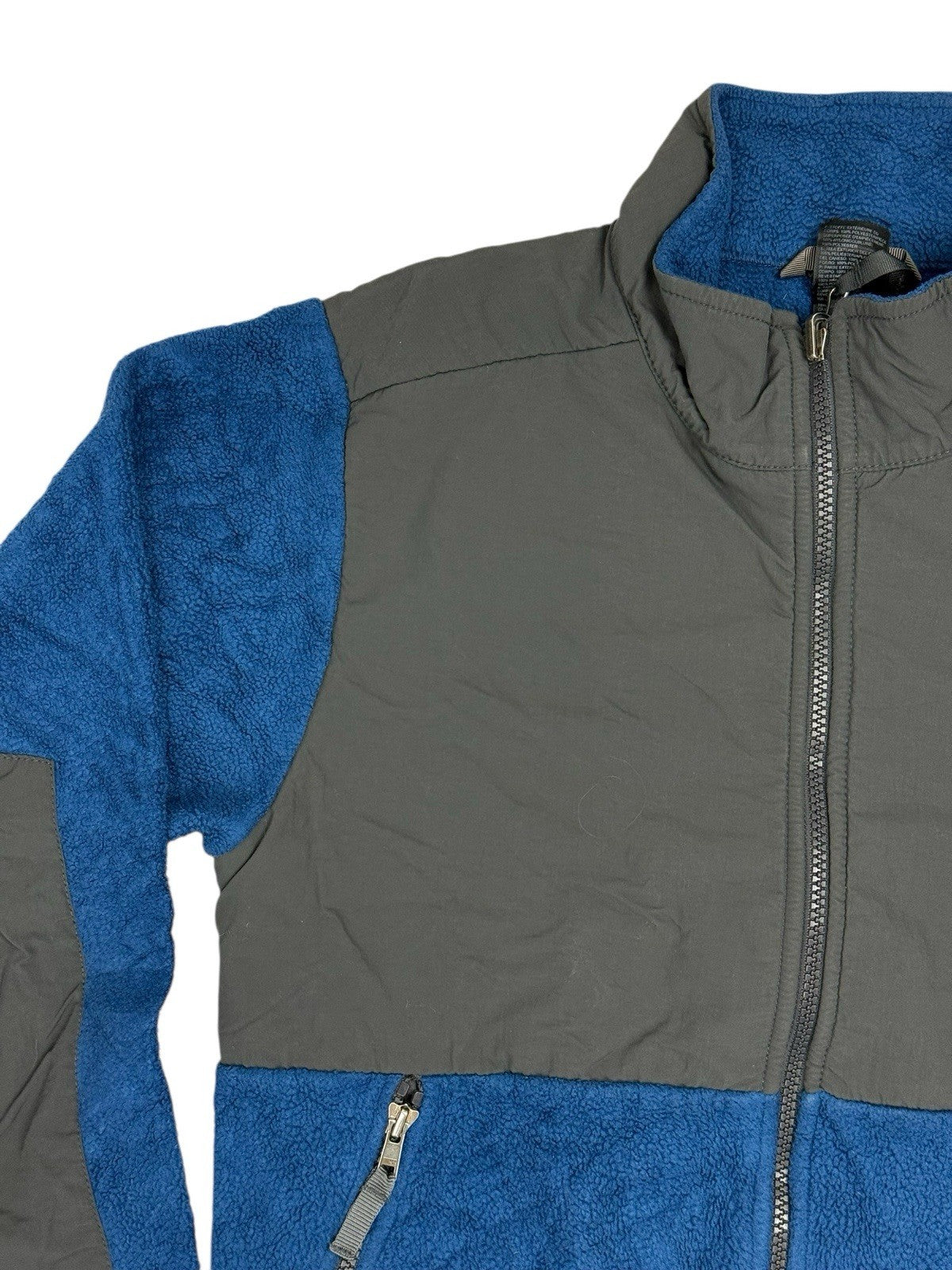 The North Face Blue Grey Fleece Zip Jacket Boys Large