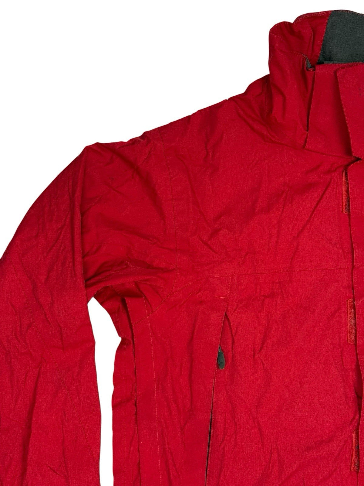 Columbia Red Omni-Tech Zip Rain Jacket Medium