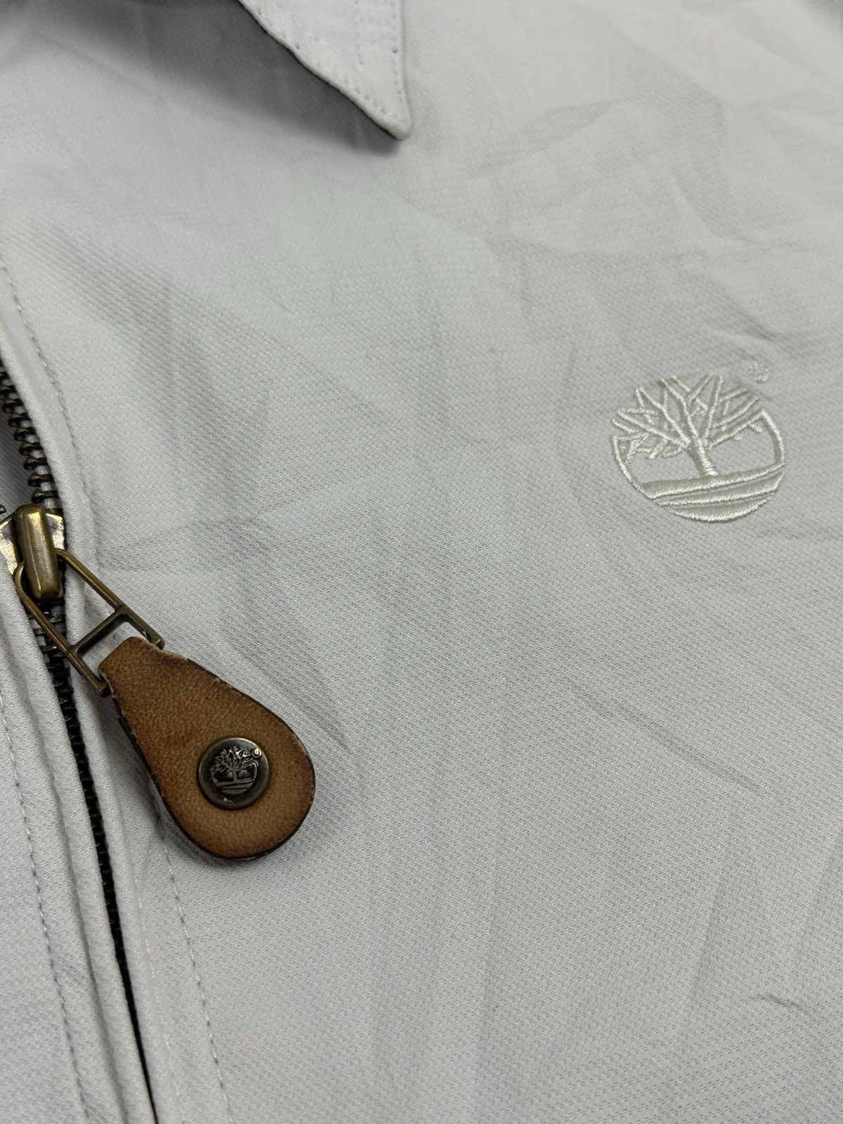 Timberland Vintage Grey Weathergear Zipped Collared Jacket Small