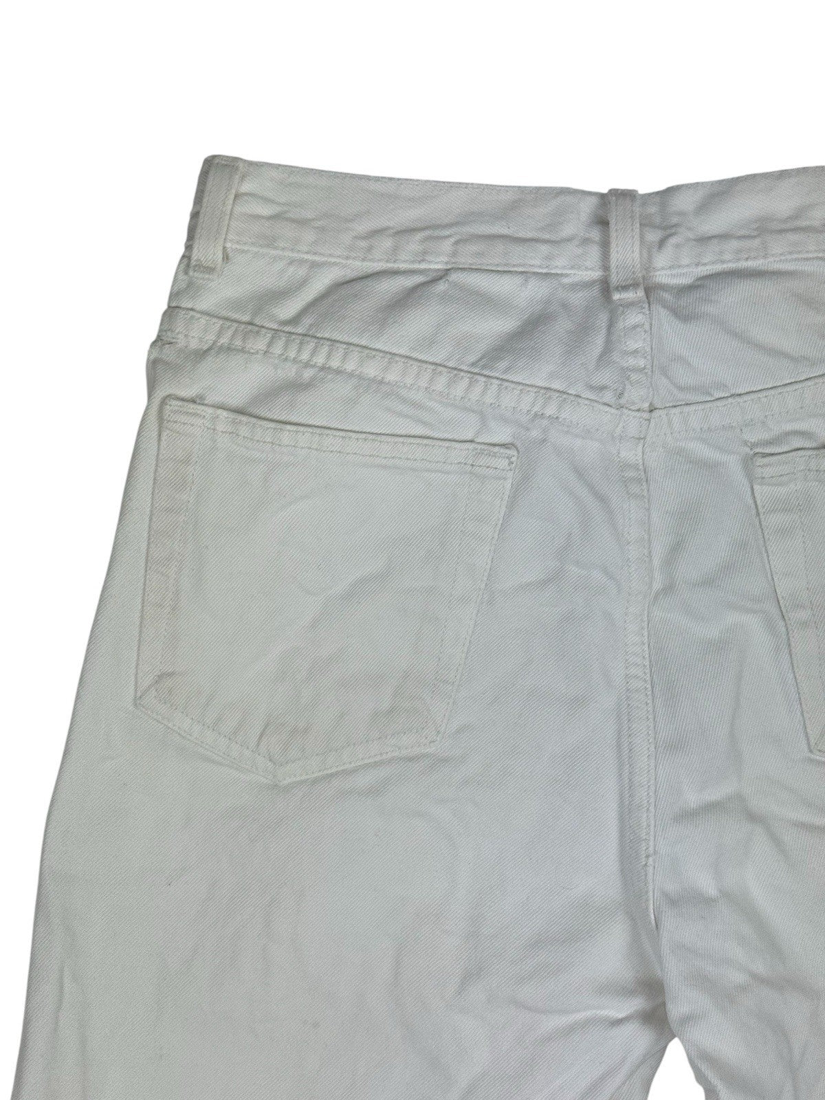 Calvin Klein White Cut Off Jean Shorts Size 10 (28W)